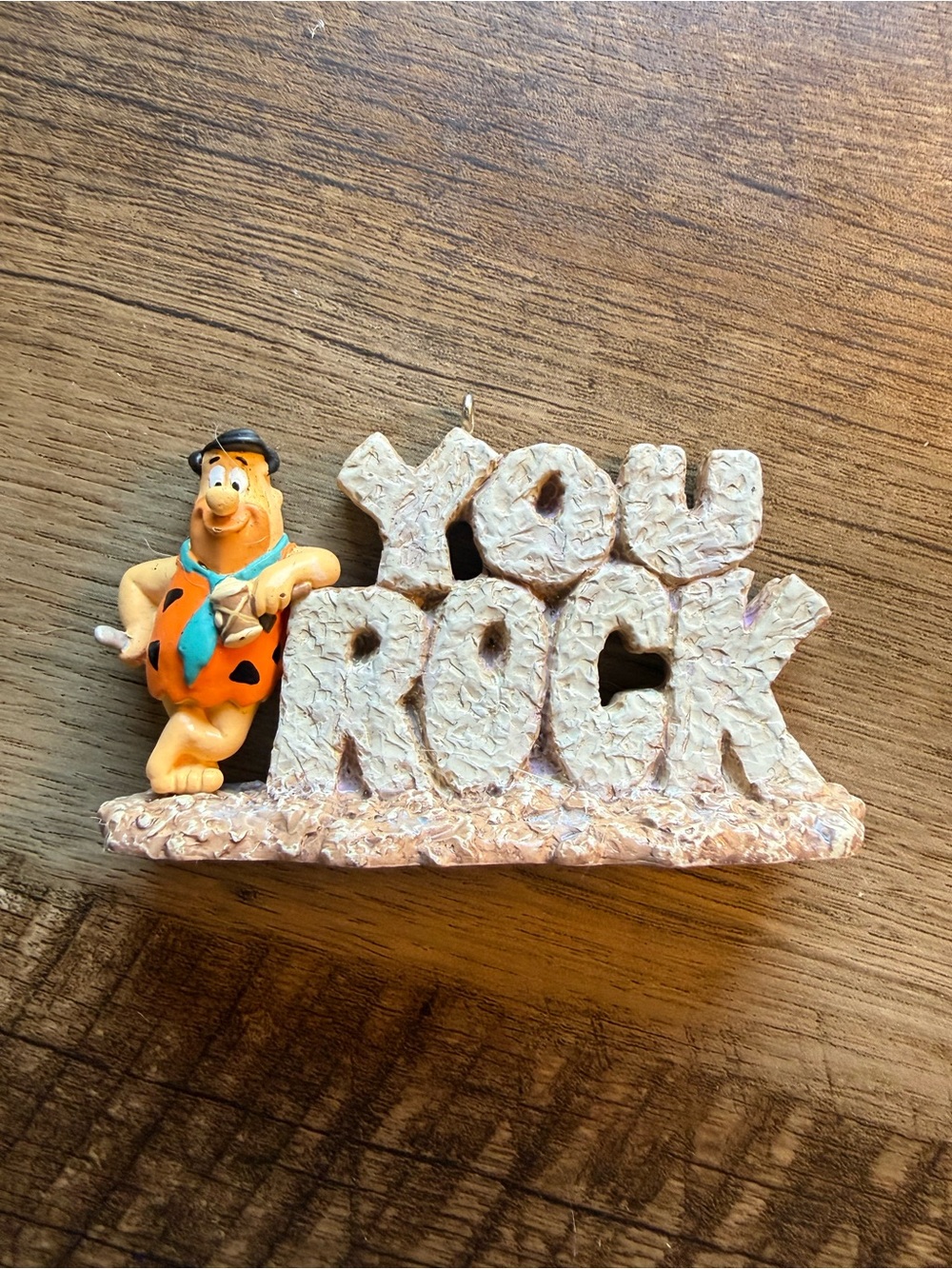 Hallmark The Flintstones Fred Flintstone You Rock Hanging Ornament 2007 Barbera